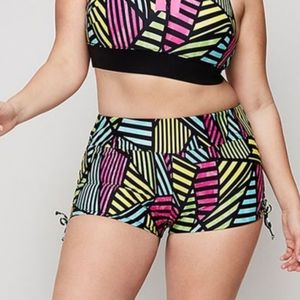 Lane Bryant Livi Active Swim Boy Short Bikini